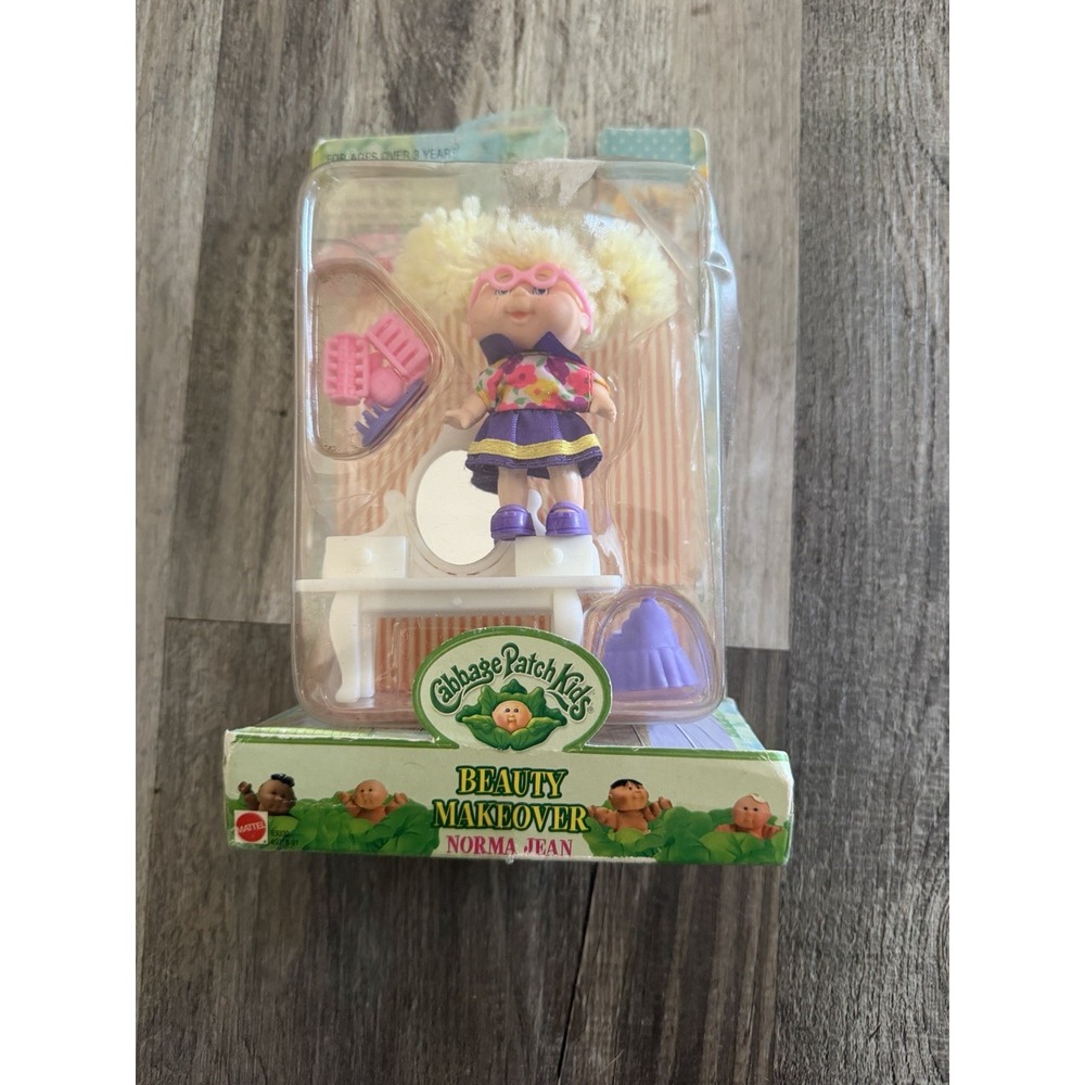 Cabbage Patch Kids Club CPK Norma Jean Beauty Makeover 4in Doll Set NIB